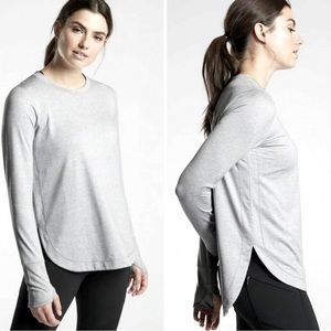 ATHLETA UPTEMPO TOP NORWEGIAN GRAY XXS